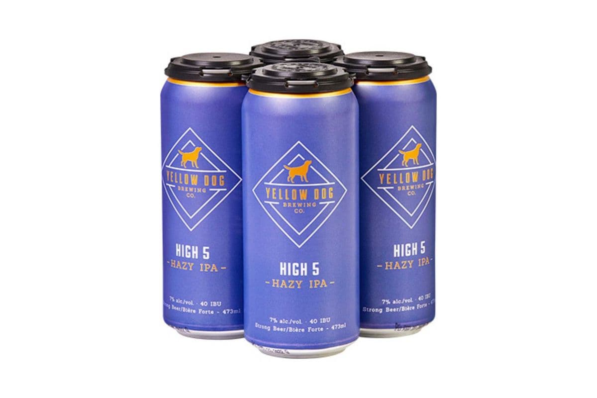 Yellow Dog High 5 Hazy (4 x 450 ml Tall Cans)