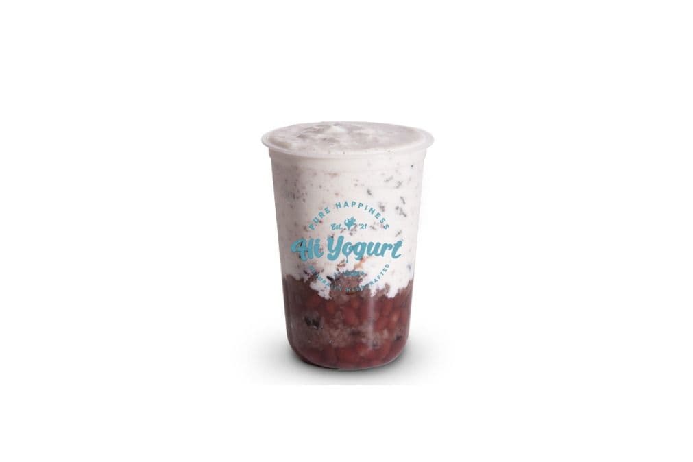 Red Bean and Purple Rice Yogurt