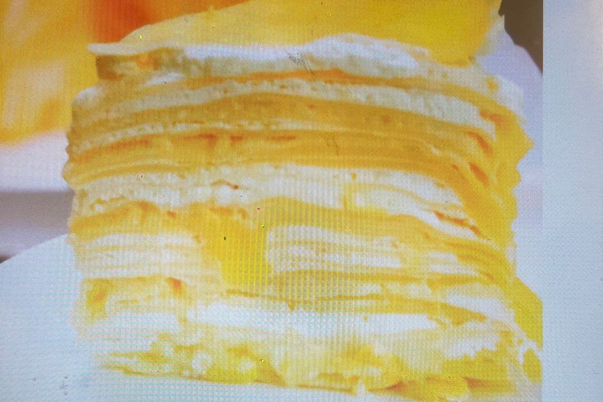 Durian Mille Crepe Cake榴莲千层蛋糕 (1pc)