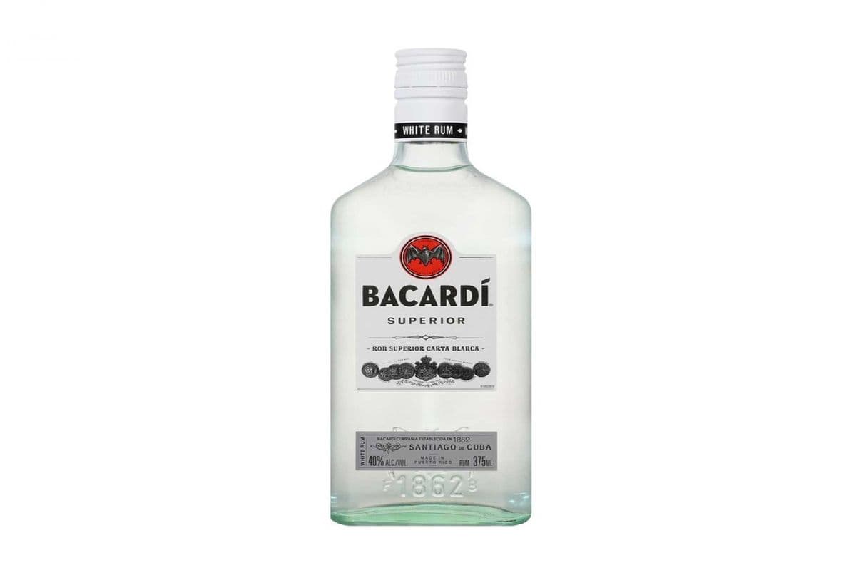 Bacardi Superior White Rum-375ml (1 x 375ml)