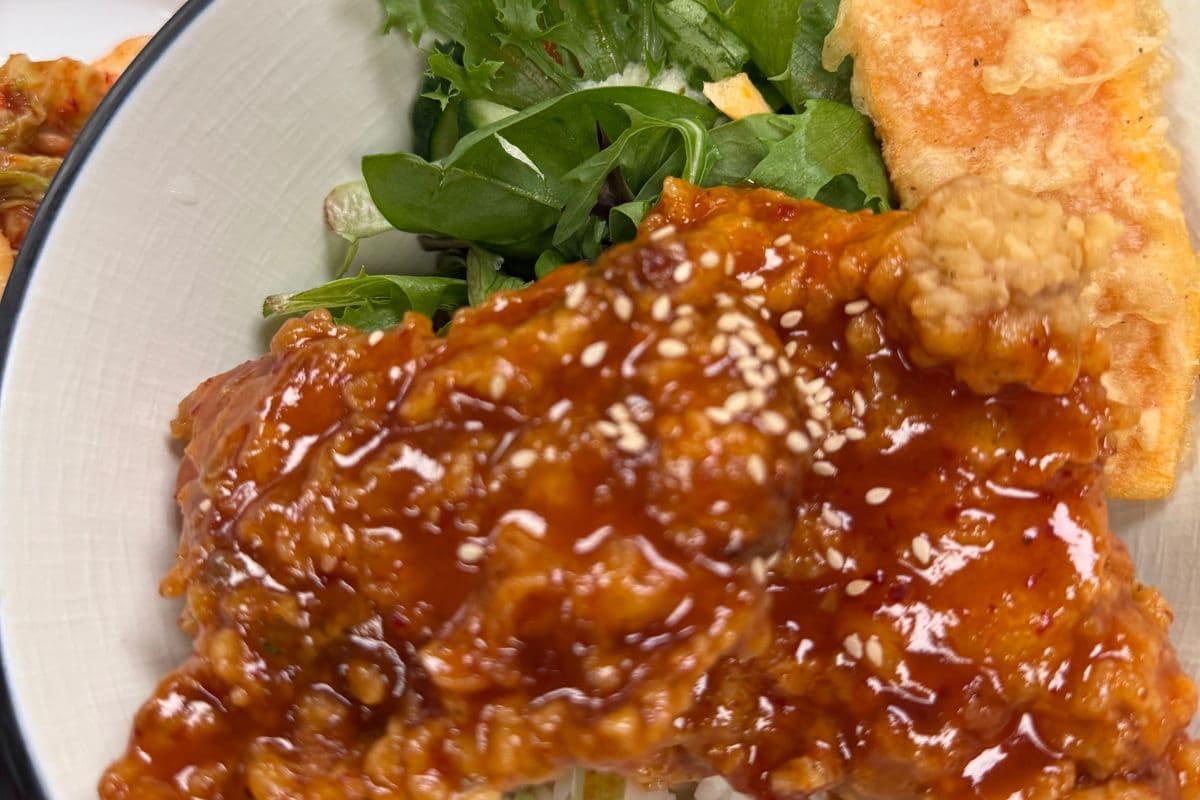 Chibap (fried chicken with rice)