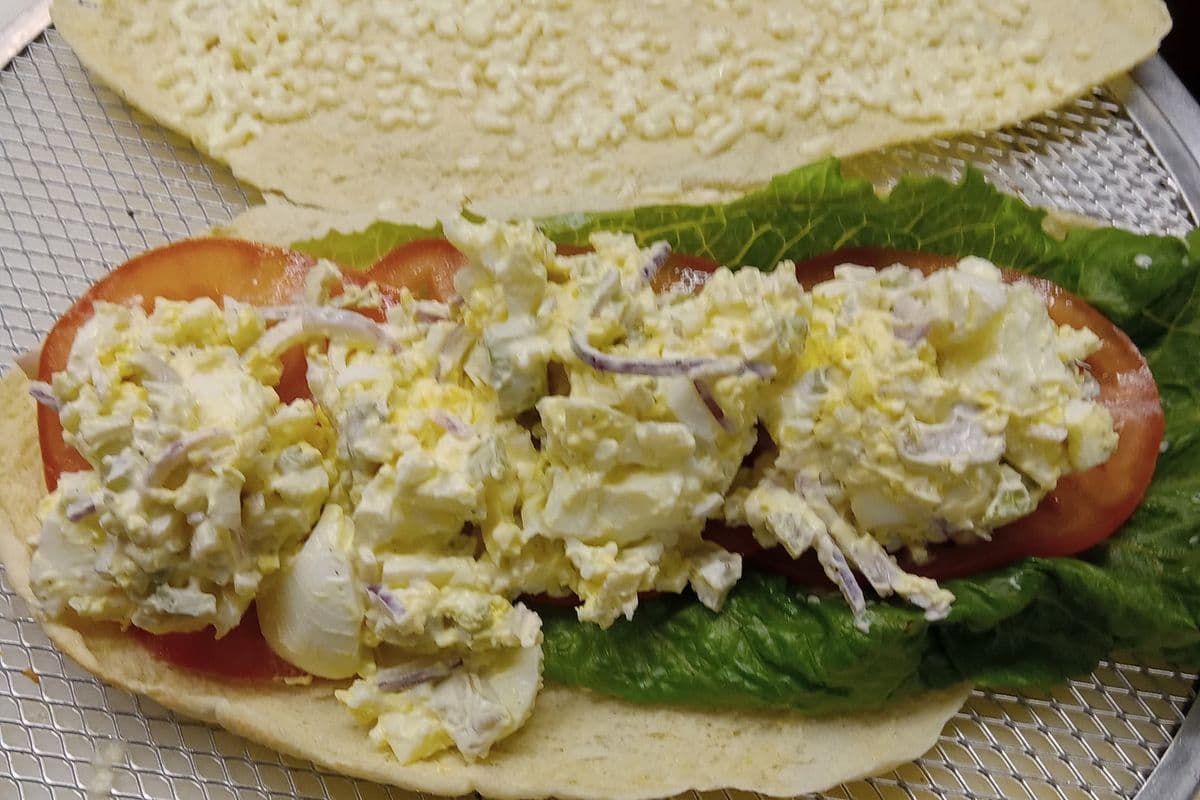 Egg Salad on a Bun