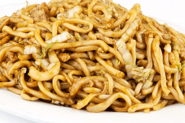 L. Spicy Beef with Black Pepper Thick Noodles