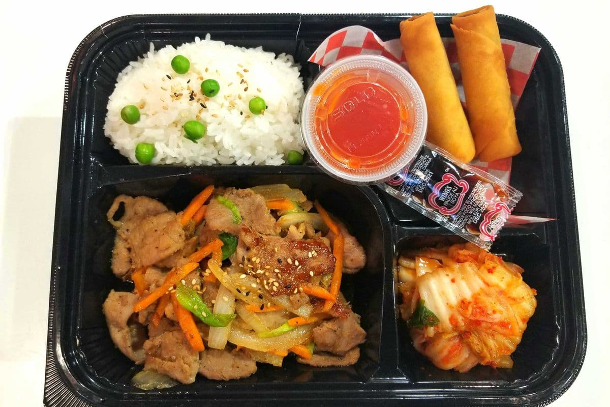 Korean BBQ Pork Combo Box
