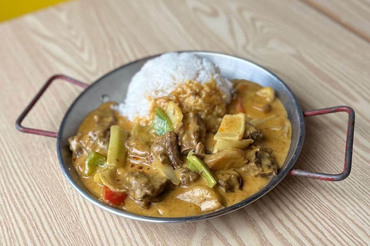 Curry Brisket and Rice
