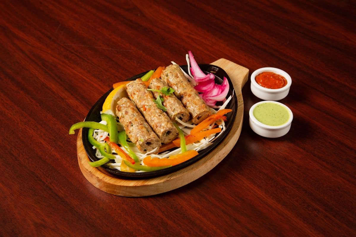 50. Chicken Seekh kebab