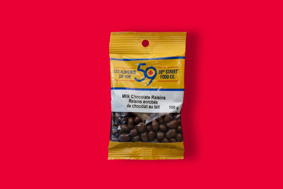 59th Street Chocolate Raisins (100g) - 77193