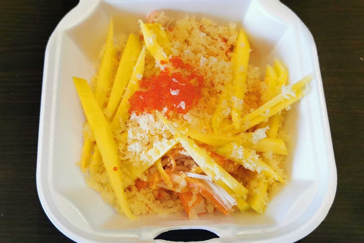Crispy Mango Kani Salad