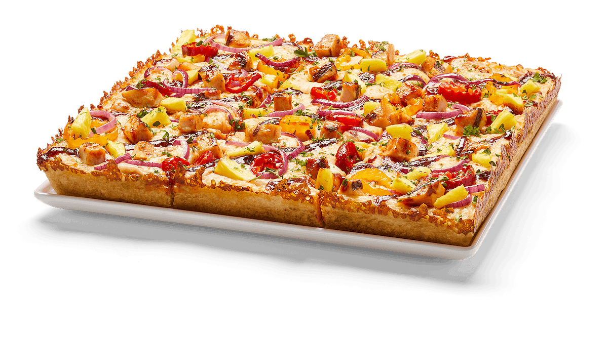 Pineapple Express Pizza - 8"x8"