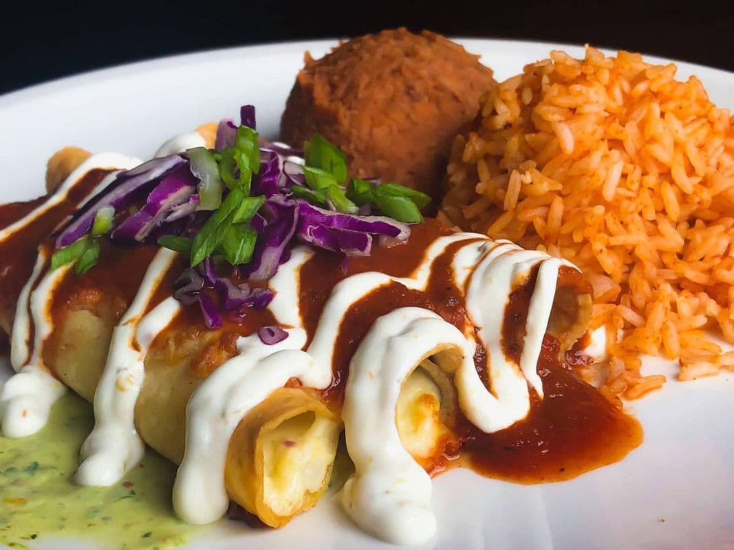Mexican Flag Enchiladas