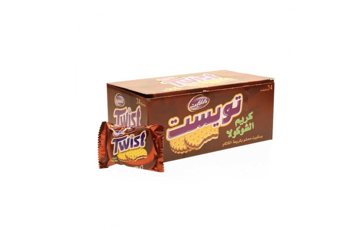 Twist Chocolate, Cocoa Cream Biscuits 11 Pieces