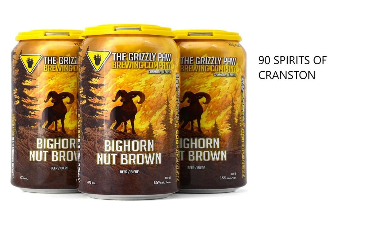 GRIZZLY PAW BIGHORN NUT BROWN 4 CANS (1 x 4x473ml)
