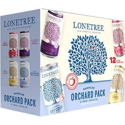 Lonetree Cider Co. Orchard Sampler, 12 x 355 ml