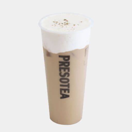 Salted Milk Foam Assam Milk Tea / Thé au lait Assam avec mousse au fromage sucré