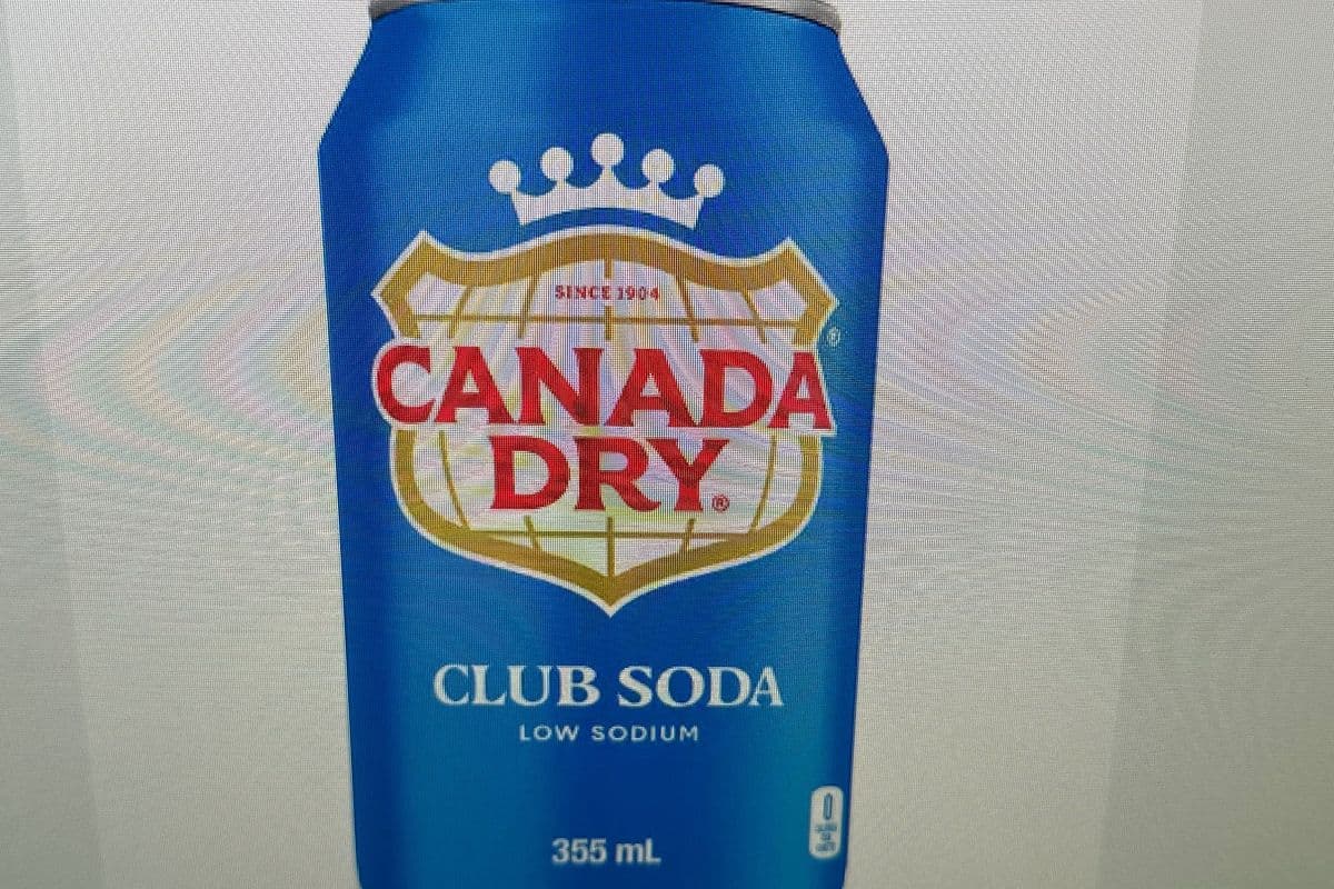 Canada Dry Club Soda Low Sodium (355 ml)