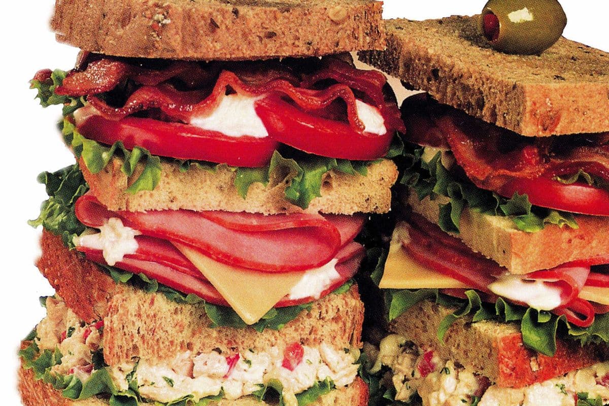 Classic B.L.T. and Cheese Sandwich