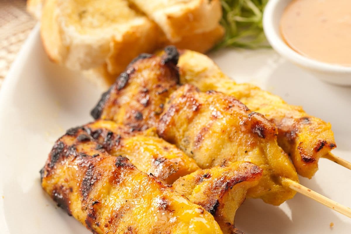 A8. Satay ( 4 Skewers)