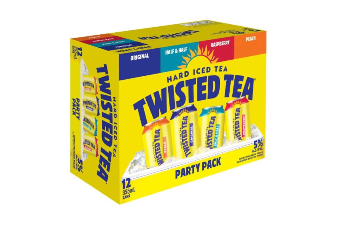 Twisted Tea Hard Iced Tea Party Pack (12 x 355ml)