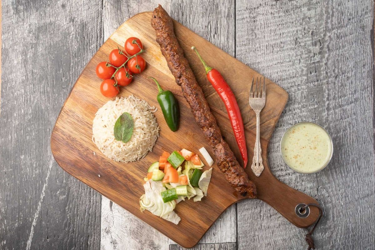 Grilled Kabab Beef Dinner