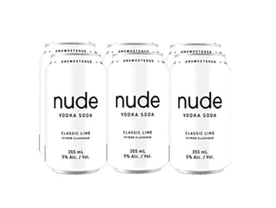 Nude Classic Lime, 355mL 6can coolers (5.0% ABV)