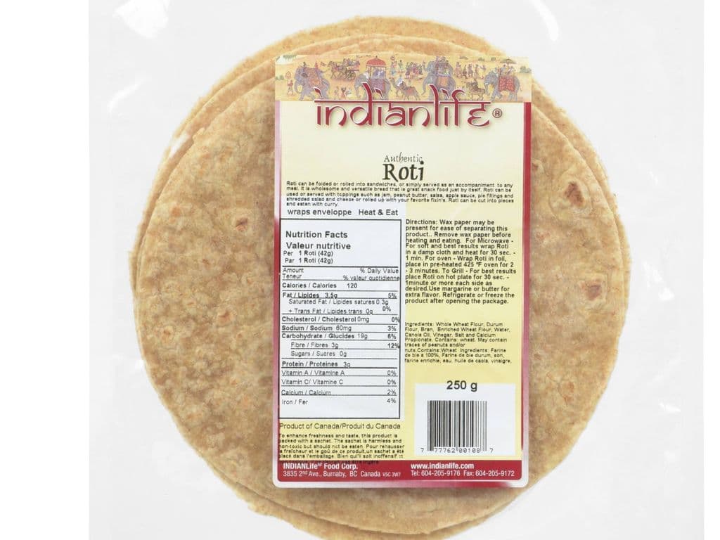 INDIAN LIFE ROTI 250G