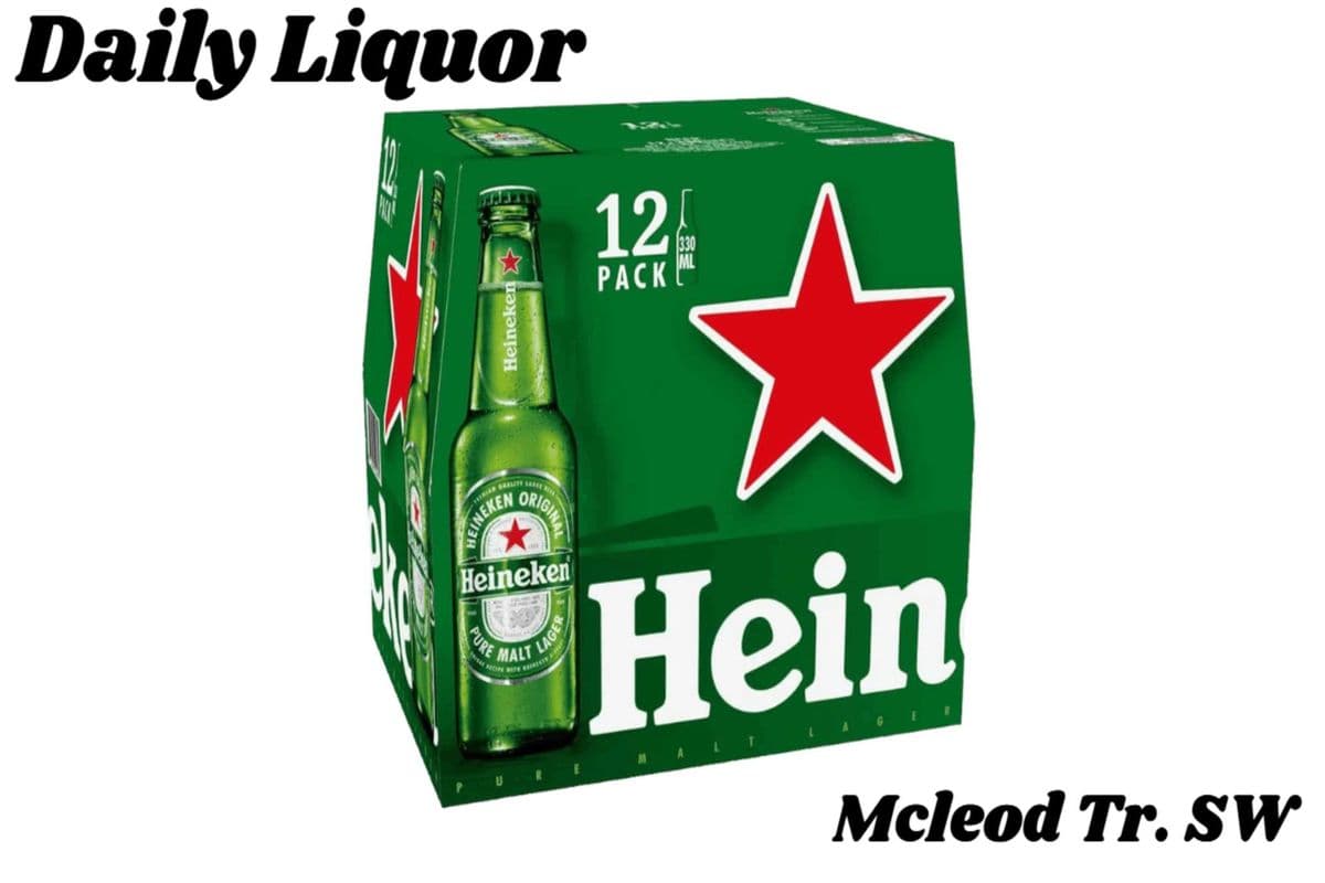 HEINEKEN LAGER 12PKB BOTTLES (1 x 12 BOTTLES)