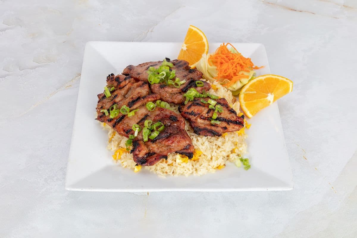 33. Grilled Chicken on Fried Rice