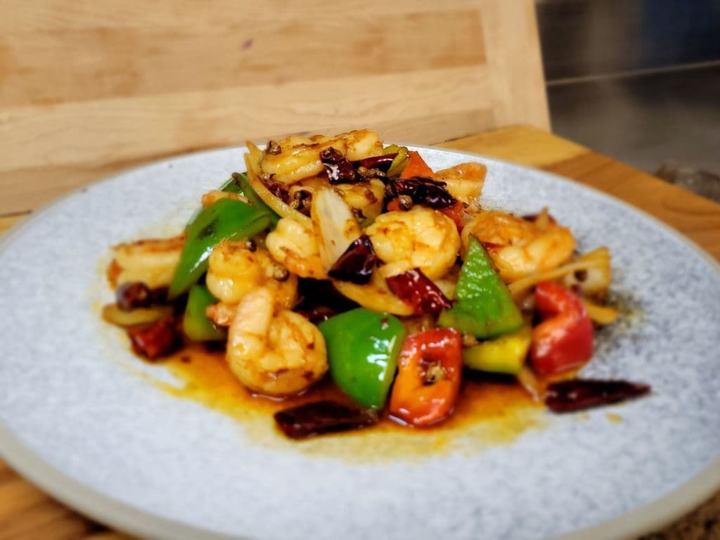 Shrimp with Szechuan Sauce/D146