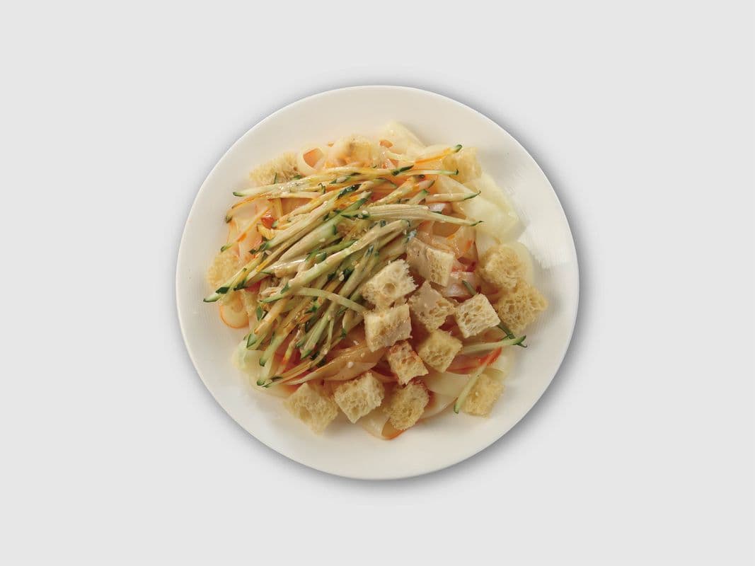 Cold Noodles (Liangpi) with Sesame Sauce / 芝麻酱拌凉皮
