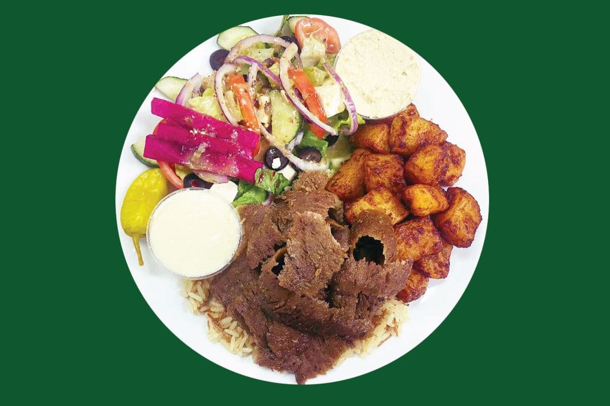 Assiette shawarma (boeuf)