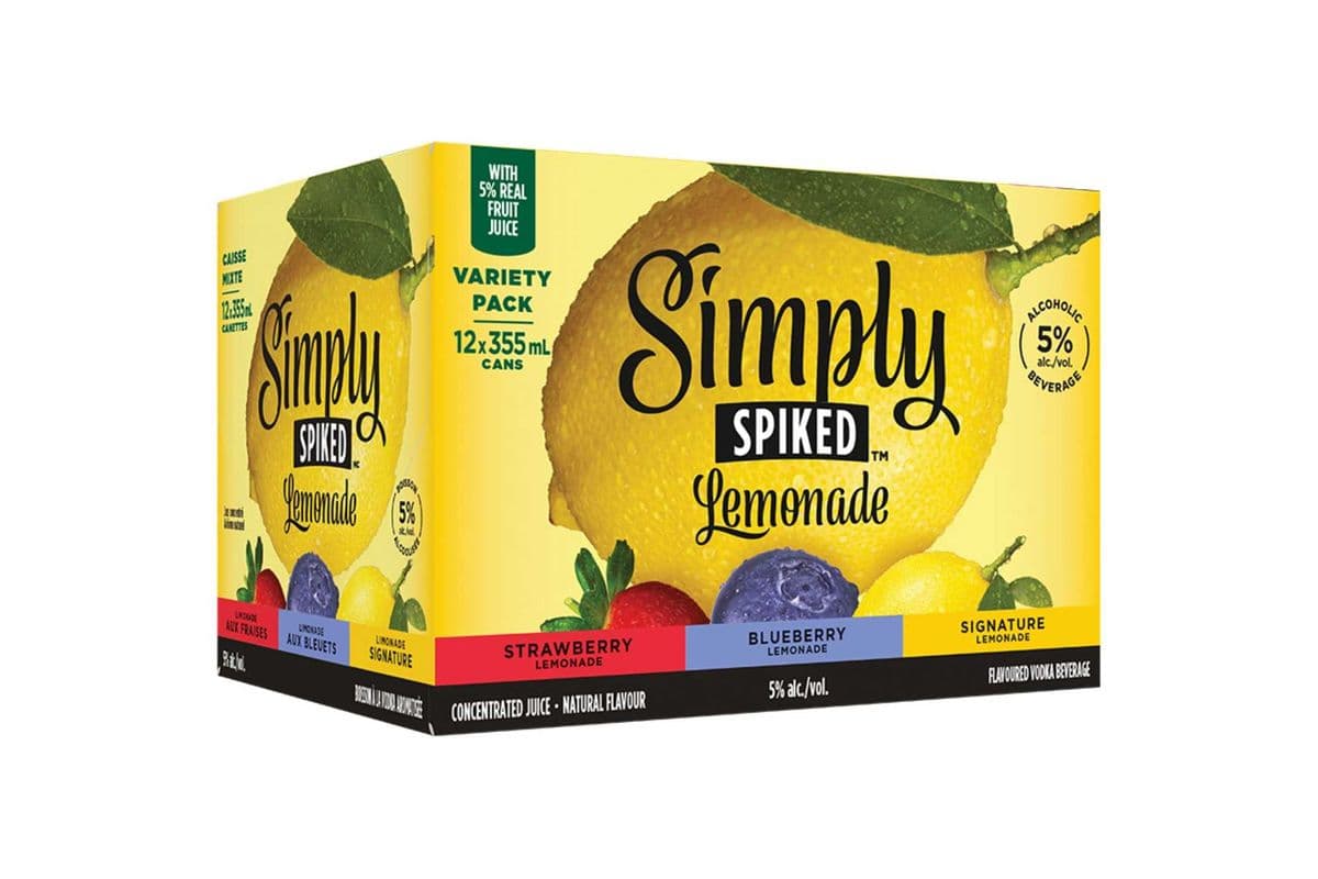 Simply Spiked Lemonade Mixer (12 x 355ML)