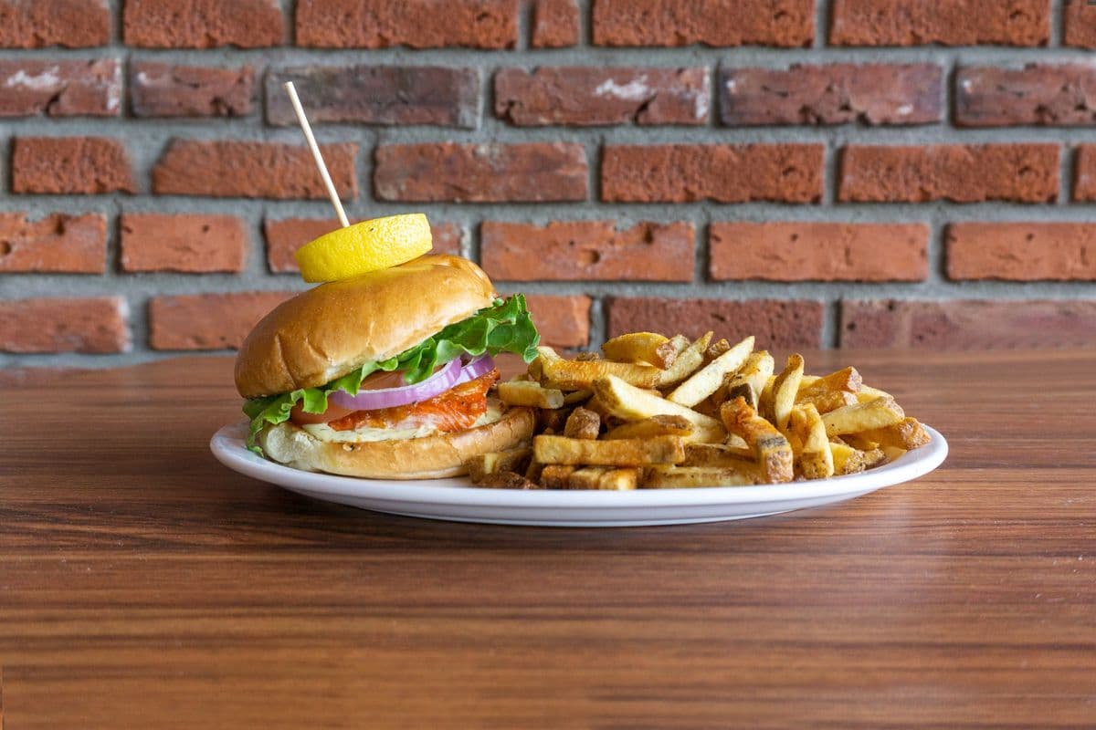 Baked Salmon Burger