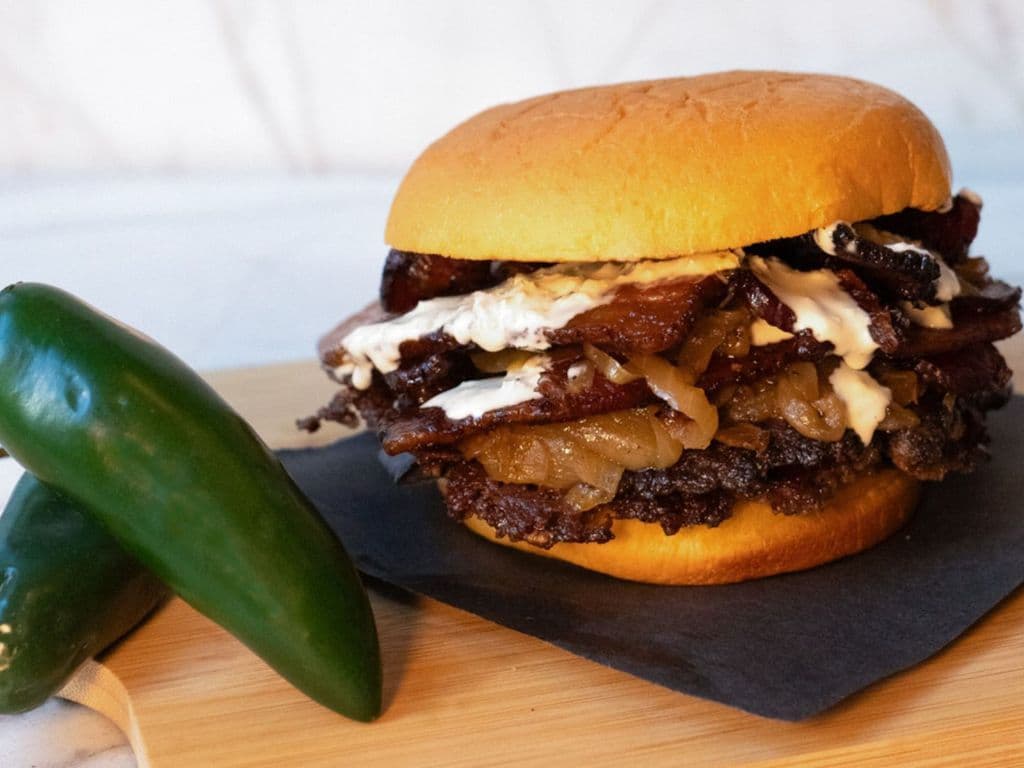 Bacon Jalapeno Smash Burger