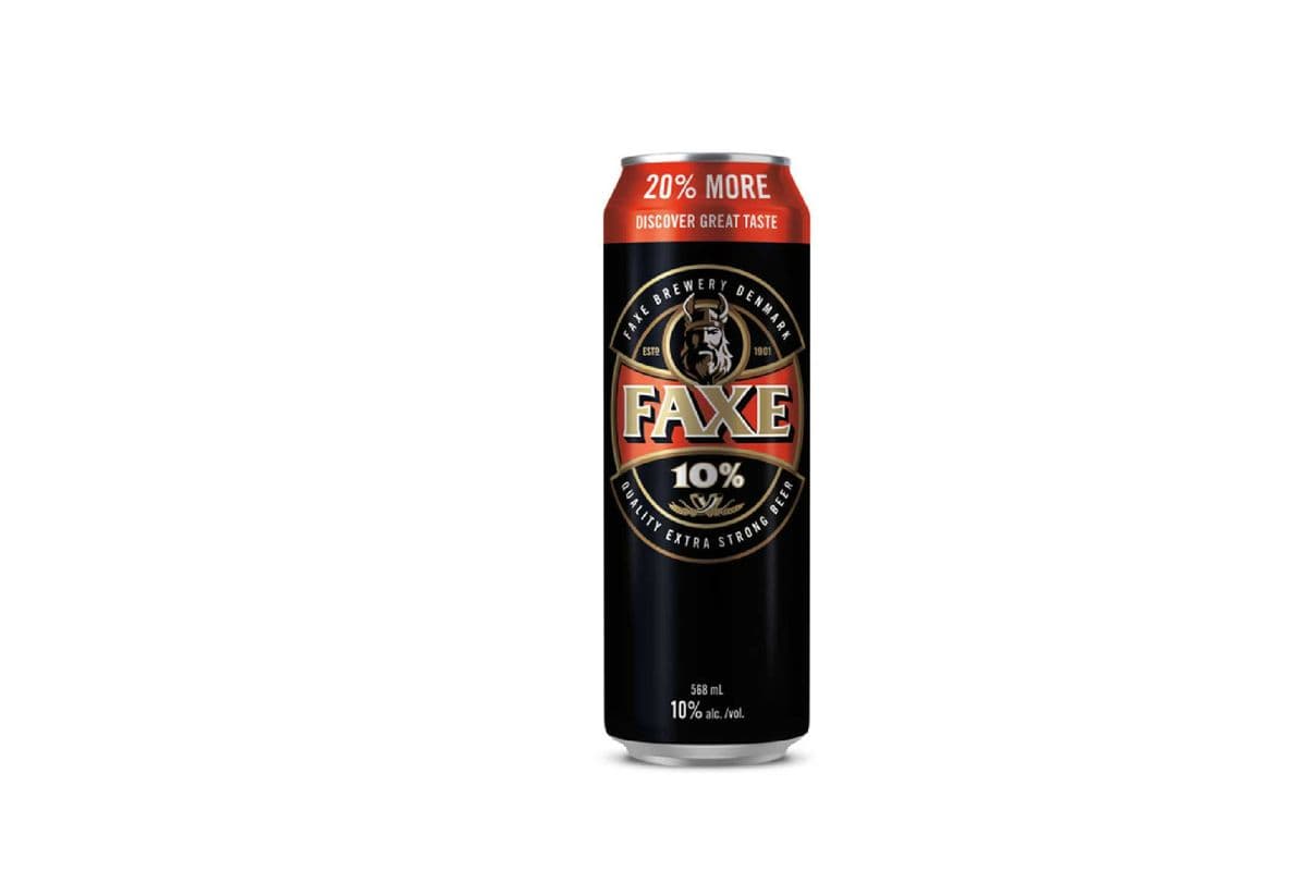 Faxe Extra Strong 10-Denmark (1 x 568 ml can)