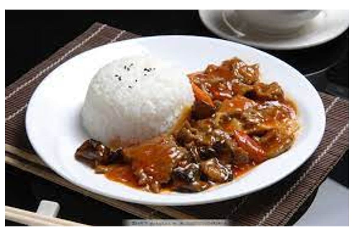 Braised Beef Rice 红烧牛肉饭
