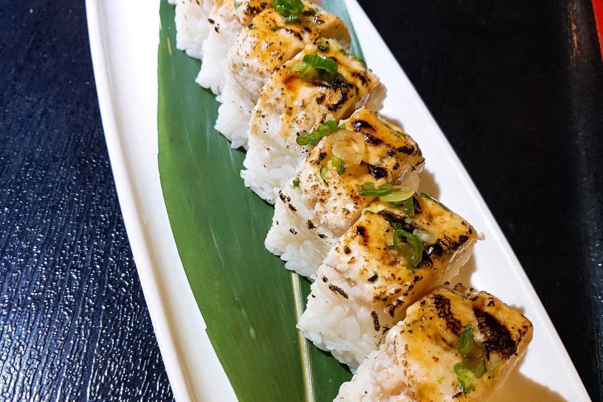 Negitoro Toro Aburi Oshi Sushi