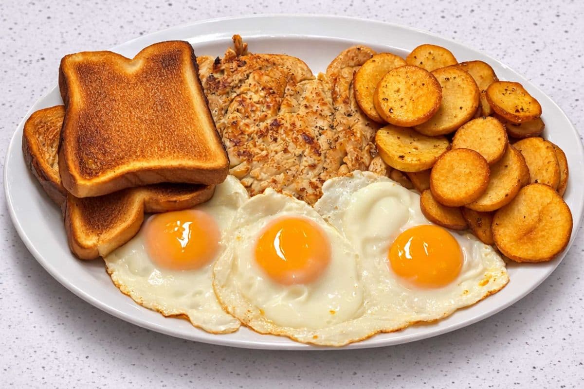 GRILLED CHICKEN BREAST BREAKFAST