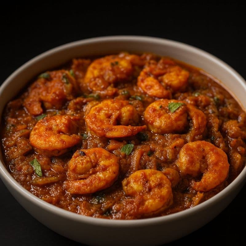 Shrimp pepper Masala (8 pcs) / Crevettes au poivre masala (8 pièces)