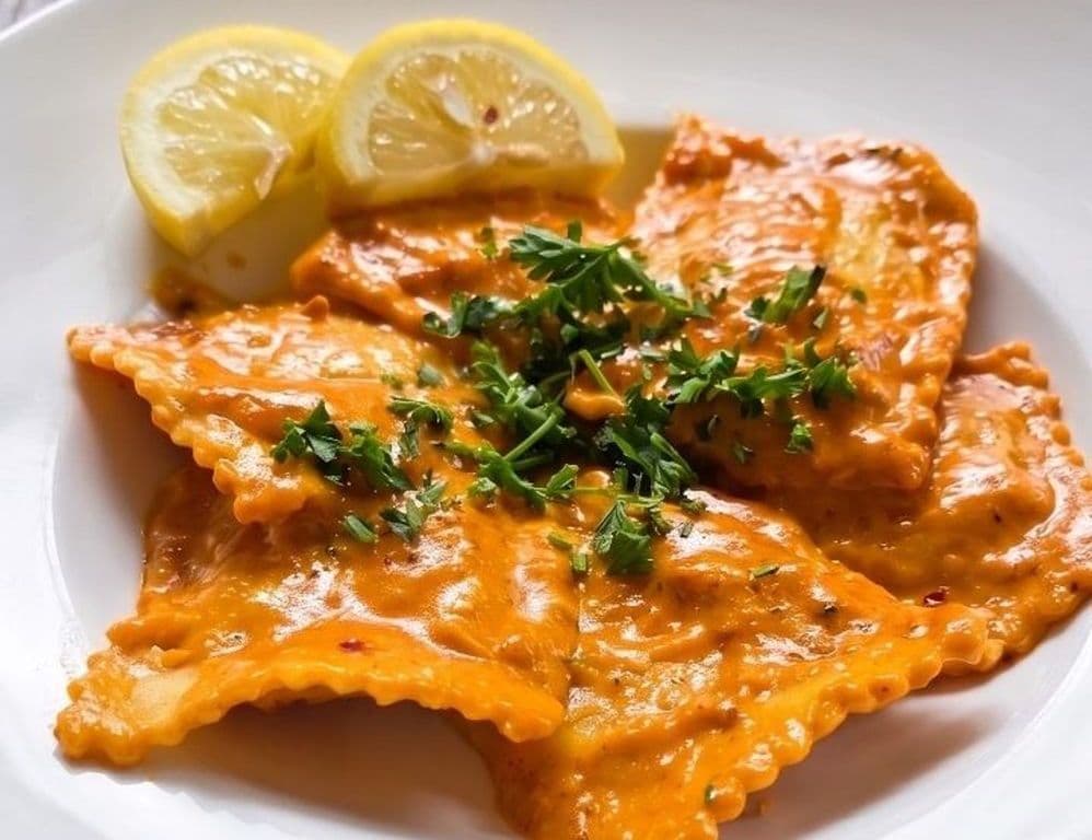 Lobster Ravioli.