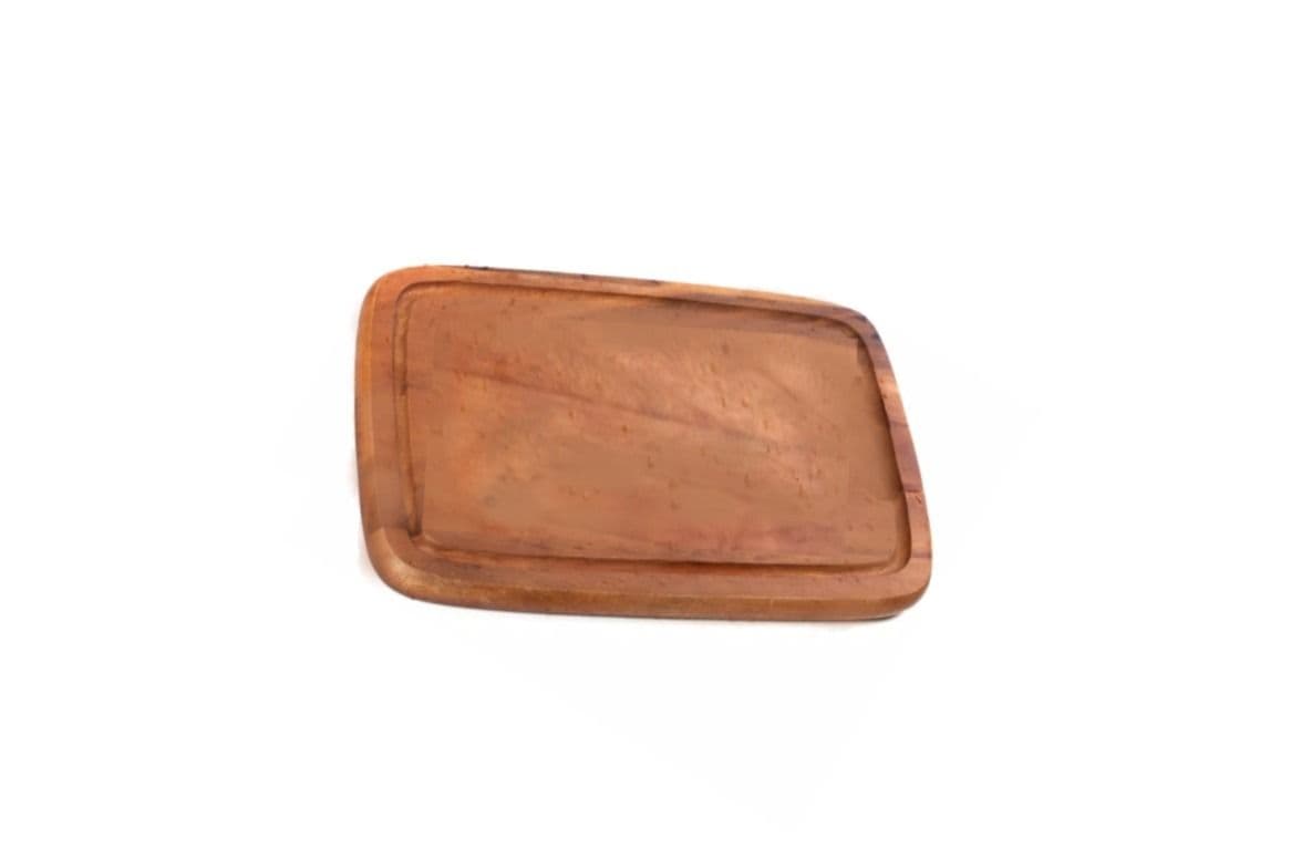 Reversible Wood Cutting Board And Serving Tray