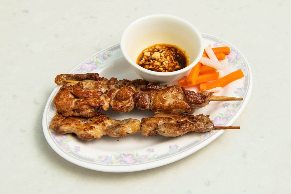 612 - Grilled Chicken with Satay Sauce