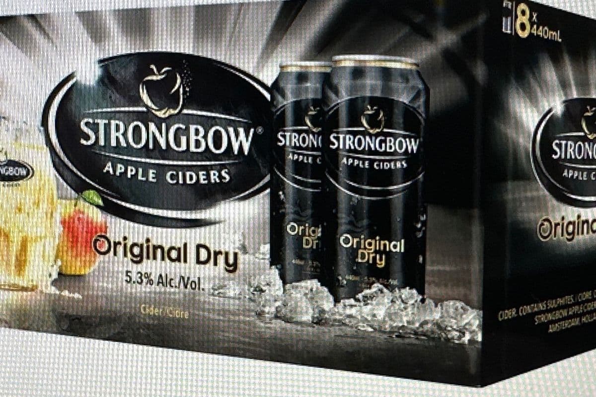Strongbow Cider Original Dry (Apple ) (8 x 440 ml)