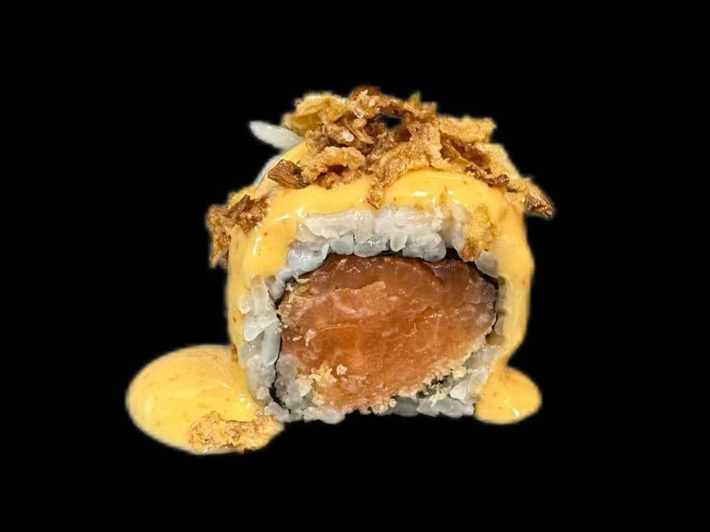 Crispy Onion Salmon (6pcs)