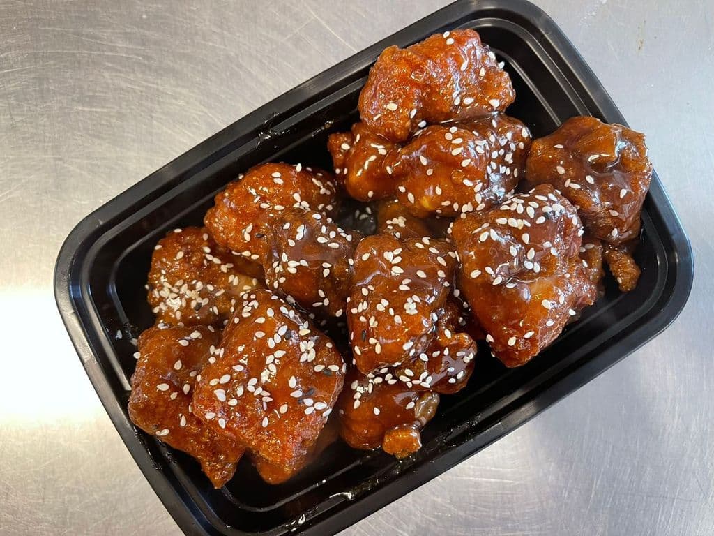61c. Breaded Spare Ribs with Honey Galic Sauce