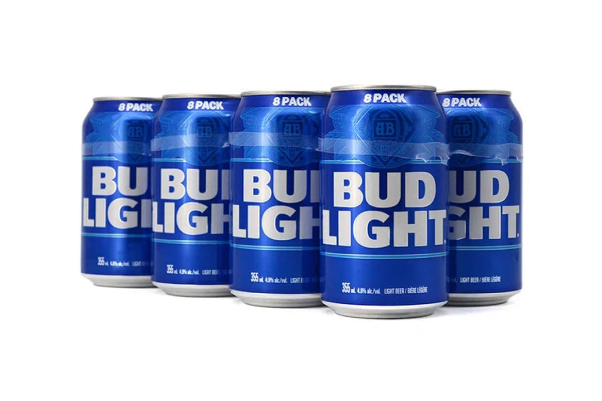 736339. BUD LIGHT (8 x 355ML (CANS))