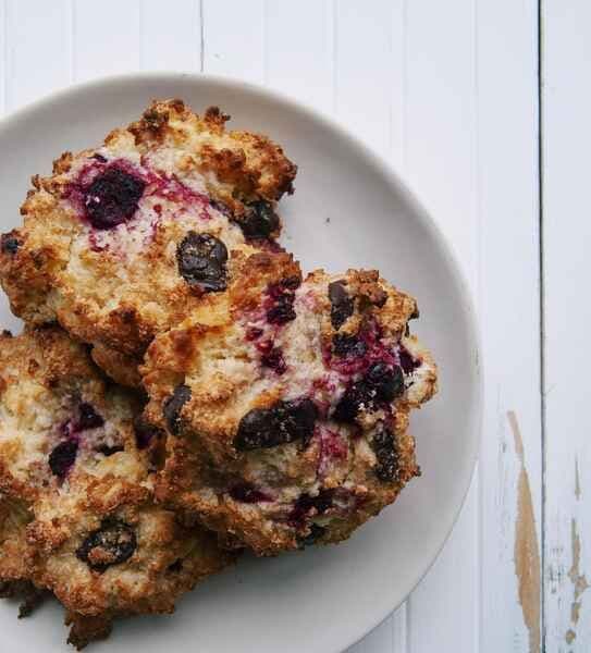 Raspberry Dark Chocolate Buttermilk Scone