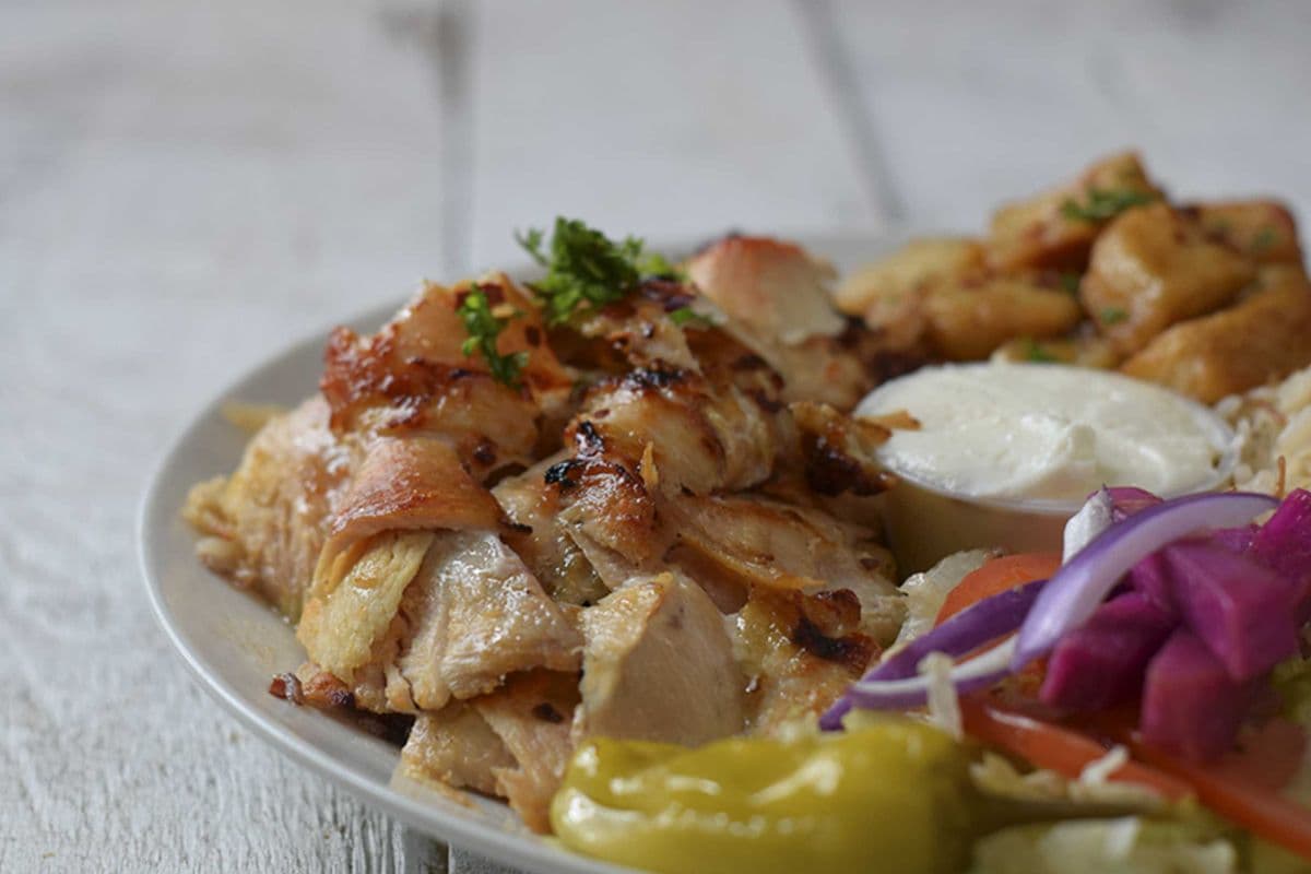 Assiette Shish Taouk (Poulet) / Shish Taouk Platter (Chicken)