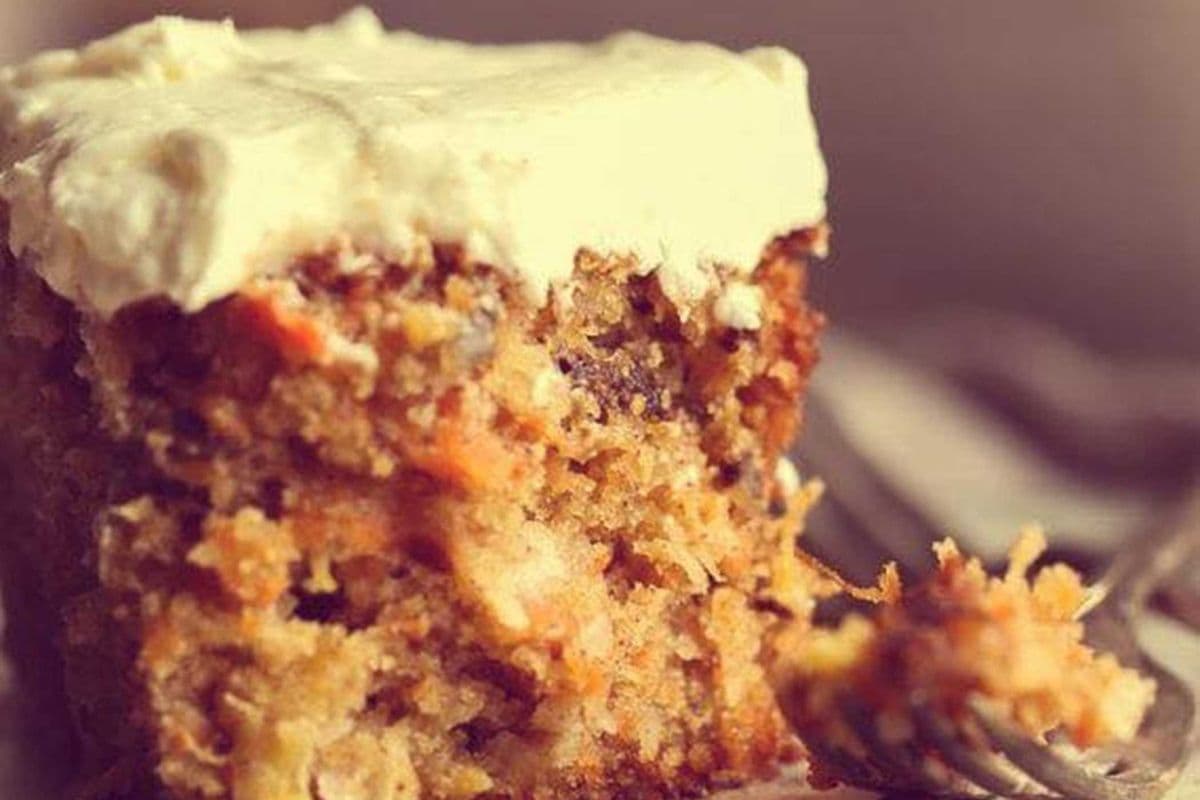Mom's Carrot Cake (One large piece )