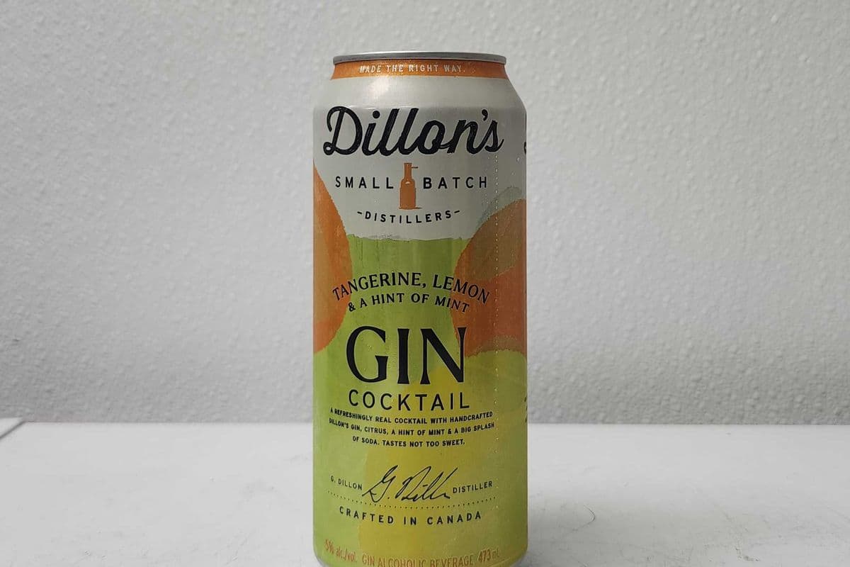 Dillon's Lemon & Mint Gin Cocktail (1 x 473 ml Tall Can)