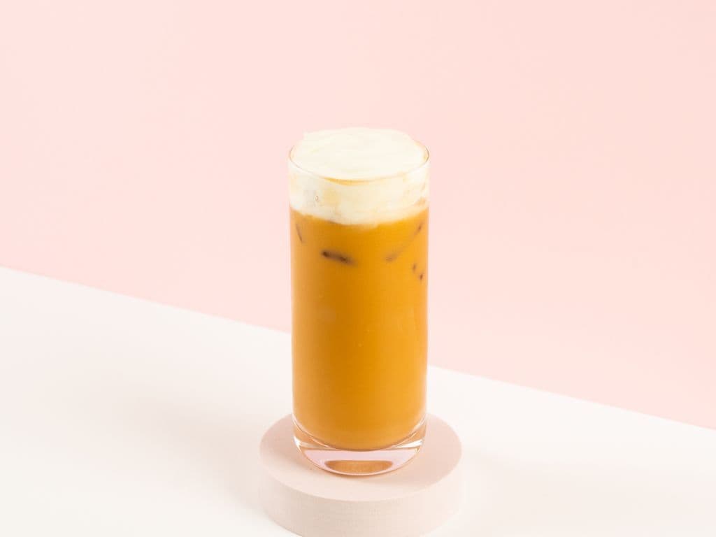Thai Tea & Salted Foam
